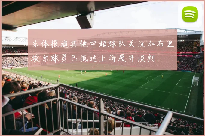 东体报道其他中超球队关注加布里埃尔球员已抵达上海展开谈判