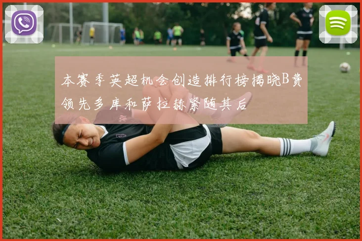 本赛季英超机会创造排行榜揭晓B费领先多库和萨拉赫紧随其后