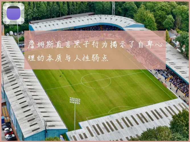 詹姆斯直言黑子行为揭示了自卑心理的本质与人性弱点